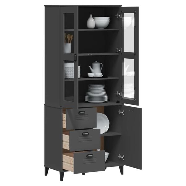 vidaXL Highboard Anthracite Grey