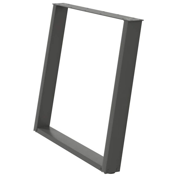 vidaXL Dining Table Leg Anthracite Powder-coated steel