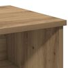 vidaXL Bedside Cabinet Artisan Oak Engineered Wood Medium