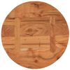 vidaXL Table Top Natural Wood Solid acacia wood 15.7 in Diameter Durable