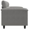 vidaXL 2-seater Sofa Dark Grey