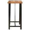 vidaXL Bar Table Honey Solid acacia wood Medium Durable Bar Table