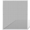 vidaXL Window Insect Screen White Aluminum, Fiberglass 47.2 x 55.1 in