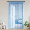 vidaXL String Curtains 2 pcs Light Blue 55.1x98.4"