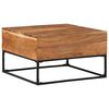 vidaXL Coffee Table Brown Solid Acacia wood Medium Durable