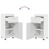 vidaXL Bathroom Cabinet Set TULUM White 14.57 x 12.40 x 32.28 in