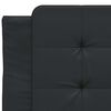 vidaXL Bed Frame Black Faux leather Single Durable Bed Frame