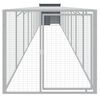 vidaXL Chicken Cage Anthracite Galvanized steel Large Durable