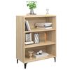 vidaXL Sideboard Sonoma Oak 27.4"x12.8"x35.4" Engineered Wood