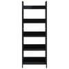 vidaXL Shelf Cabinet Black Engineered Wood 23.6x10.9x62.4 in