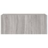 vidaXL TV Wall Cabinet Grey Sonoma Engineered wood TV Wall Cabinet