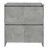 vidaXL Sideboard Concrete Gray 27.6"x16.1"x29.5" Engineered Wood