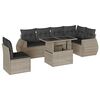 vidaXL Garden Sofa Set Light Grey, Anthracite