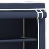 vidaXL Storage Rack Blue Iron, Non-woven fabric (100% polyester) Medium