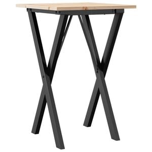 vidaXL Dining Table Natural Pine Solid Pine Wood Durable Dining Table