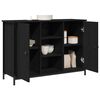 vidaXL Sideboard Black Oak 39.37 x 13.78 x 27.56 in