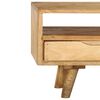 vidaXL TV Stand Solid Wood Mango 55.1"x11.8"x16.1"