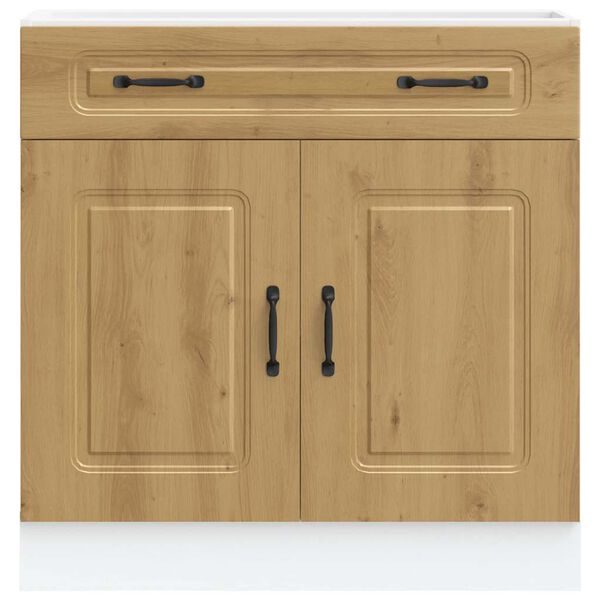 vidaXL Kitchen Base Cabinet Artisan oak Engineered wood Large