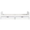 vidaXL Day Bed White Solid pine wood, engineered wood 35.4 x 78.7 in