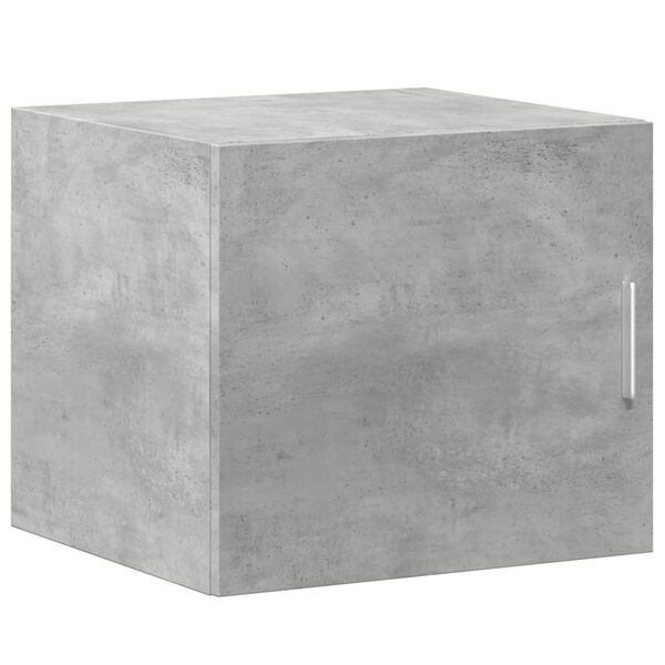 vidaXL Wall Cabinet Concrete Grey Engineered wood Medium Wall Cabinet