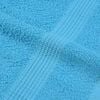 vidaXL Sauna Towel Set of 2 Turquoise 100% Cotton 31.5 x 78.7 in