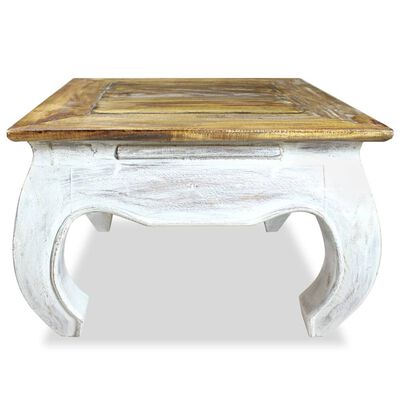 vidaXL Side Table Solid Reclaimed Wood 19.7"x19.7"x13.8"