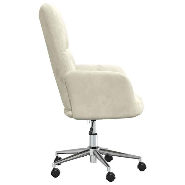 vidaXL Relaxing Chair Cream White Velvet