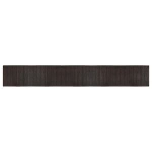 vidaXL Rug Dark Brown Bamboo, Polypropylene 27.6 x 196.9 in
