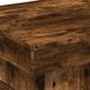 vidaXL Coffee Table Smoked Oak Engineered wood 19.7x19.7x15.7 in