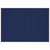 vidaXL Weighted Blanket Blue 100% Cotton Single Weighted Blanket