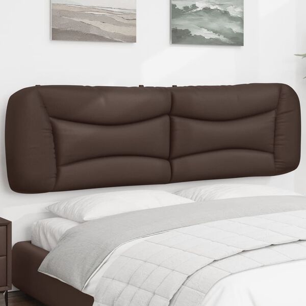 vidaXL Headboard Cushion Brown