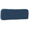 vidaXL Headboard Cushion Blue 100% polyester, PP fiber 63 in