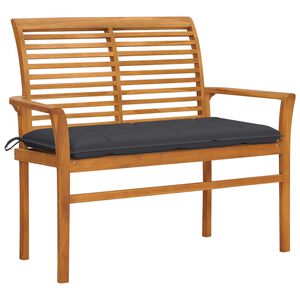 vidaXL Garden Bench Teak Solid Teak wood Medium Durable Garden Bench