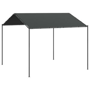 vidaXL Canopy Tent Anthracite Powder-coated steel, Polyester 9.8 x 9.8 ft