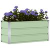 vidaXL Planter Green 39.37 x 15.75 x 17.72 in Steel