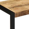 vidaXL Bench Natural wood Solid rough mango wood, iron