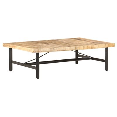 vidaXL Coffee Table 55.9"x35.4"x16.5" Solid Mango Wood