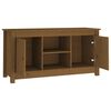 vidaXL TV Cabinet Honey brown Solid pine wood Medium TV Cabinet
