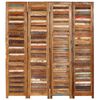 vidaXL Room Divider Solid Reclaimed Wood 66.9"