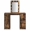 vidaXL Dressing Table Brown 40.16 x 12.99 x 53.15 in Engineered Wood