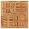 vidaXL Table Top Teak Solid Teak Wood 31.5x31.5 in Durable Table Top
