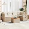 vidaXL Garden Sofa Set Beige