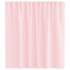 vidaXL Voile Curtains with Loops 2 pcs Light Pink 55.1x55.1"