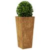 vidaXL Garden Planter Natural Metal Weathering Steel Large