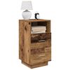 vidaXL Bedside Cabinet Old wood Engineered wood Modern Look 2 Drawers