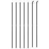 vidaXL Wire Mesh Fence with Flange Anthracite 6.6x32.8'