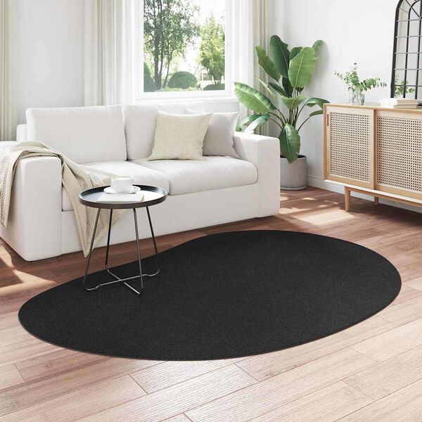 vidaXL Carpet Folding Black 55.12 x 78.74 in Polyester