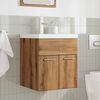 vidaXL Bathroom Furniture Set Artisan Oak Engineered Wood Medium
