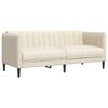 vidaXL Sofa Set Cream