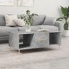 vidaXL Coffee Table Concrete Gray Engineered Wood and Iron Medium
